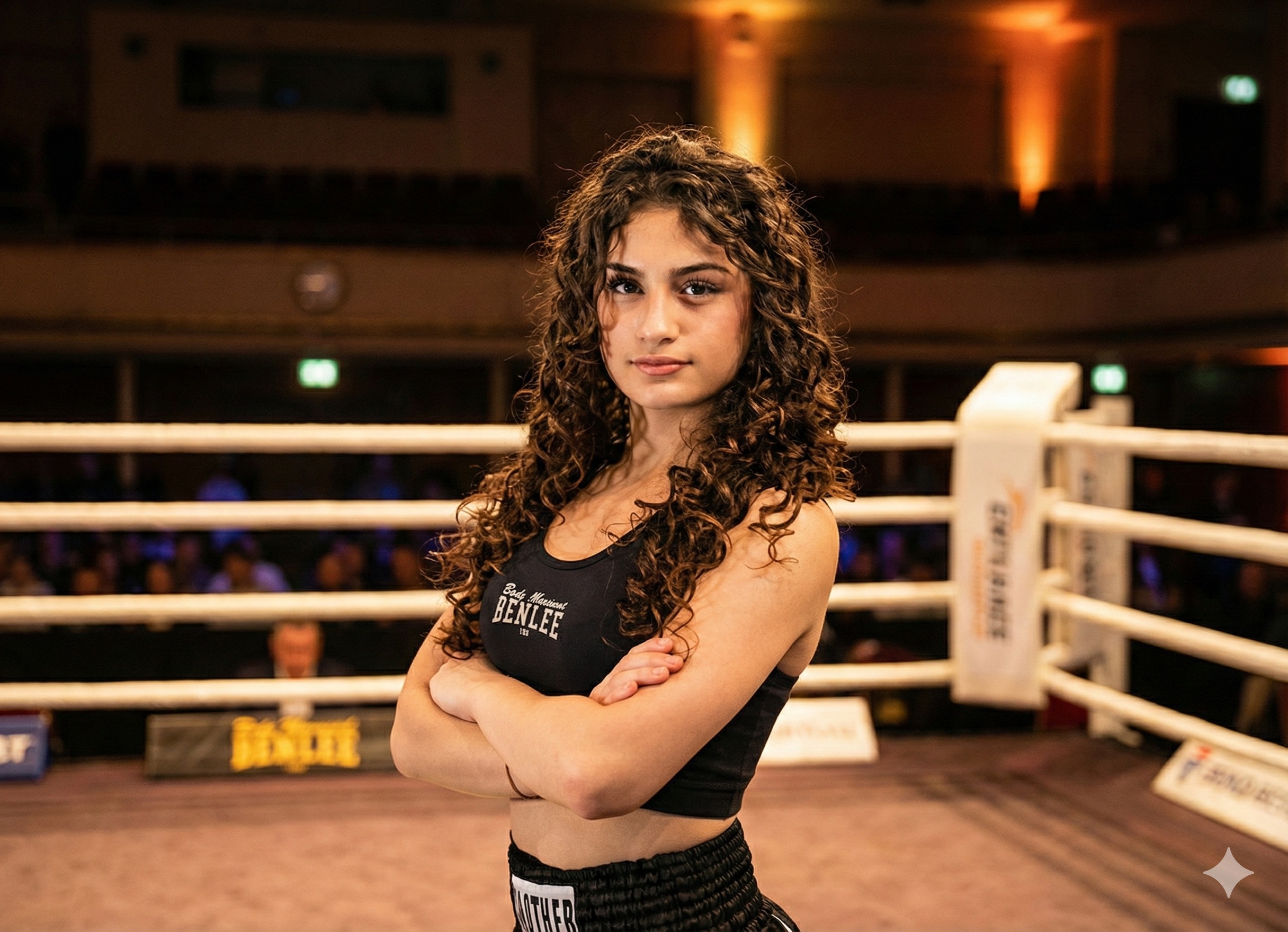 Portrait von Awesta Göcmen - PROFI BOXEN